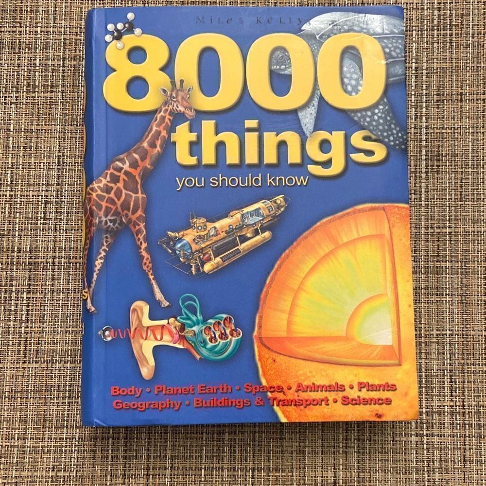 8000 Things You Should Know Book by Miles Kelly
